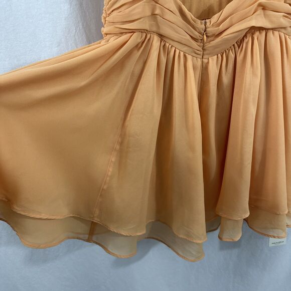 Abercrombie & Fitch Peach Mini Dress - Picture 13 of 16